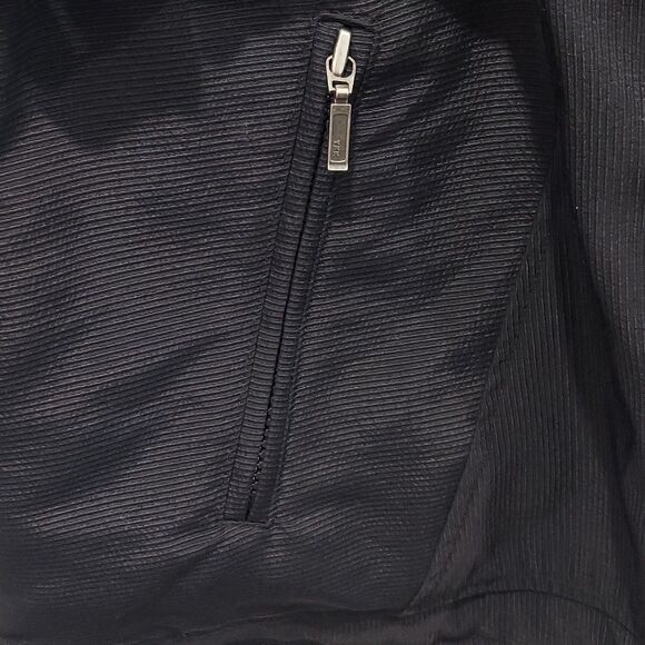 NILS Vintage 90s Retro Black Ski Jacket Reversible Velvet Size 12 - Picture 4 of 12